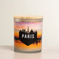 Paris Inspired Scented Soy Candle 11 ounces - Great Gift For the Travelers in Your Life