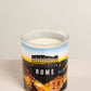 Rome Inspired Scented Soy Candle , 11 ounces - Great Gift For Travelers