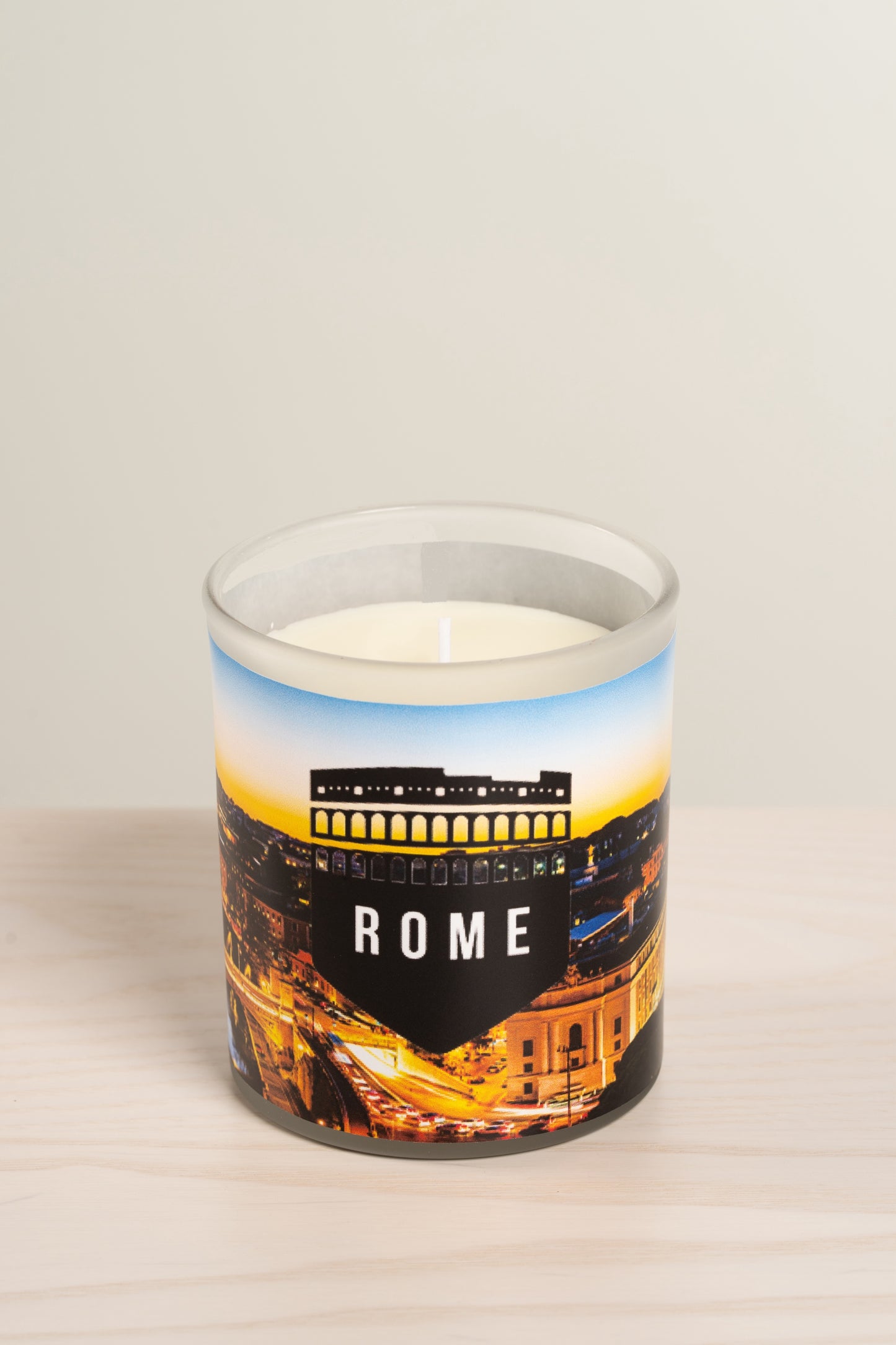 Rome Inspired Scented Soy Candle , 11 ounces - Great Gift For Travelers