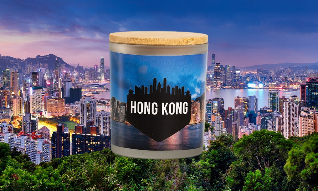 Hong Kong Inspired Scented Soy Candle 11 ounces - Great Gift For the Travelers in Your Life