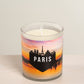 Paris Inspired Scented Soy Candle 11 ounces - Great Gift For the Travelers in Your Life